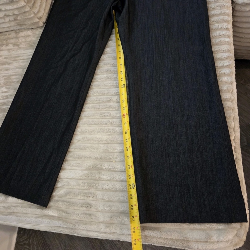 Calvin Klein 14P Blazer Pants Womens Charcoal Grey Two Button Suit Set - Picture 14 of 16